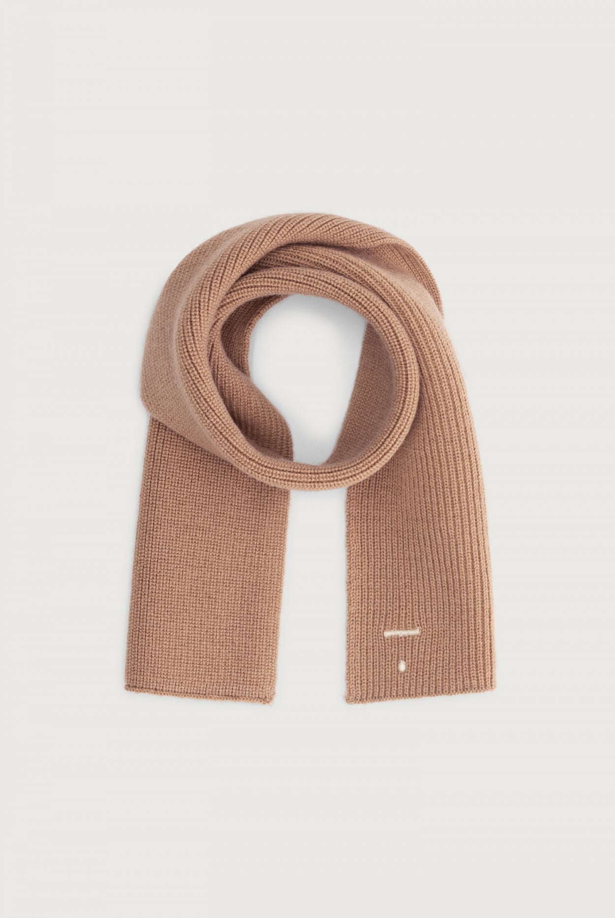 Baby Knitted Scarf | Biscuit