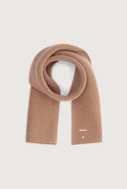 Baby Knitted Scarf | Biscuit