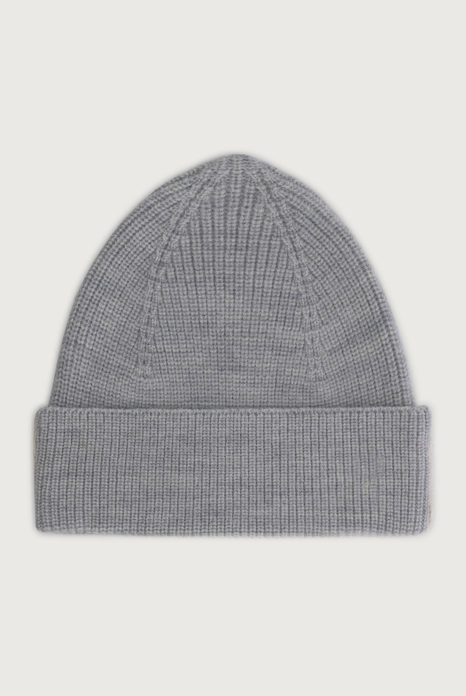 Baby Knitted Beanie | Gray Melange