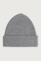 Baby Knitted Beanie | Gray Melange