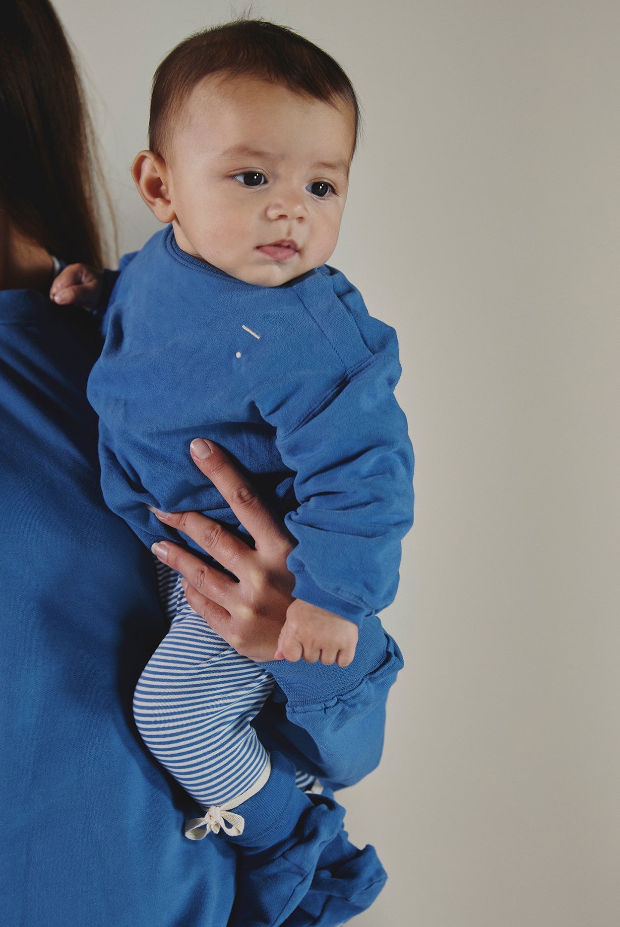 Baby Dropped Shoulder Sweater | Blue Moon