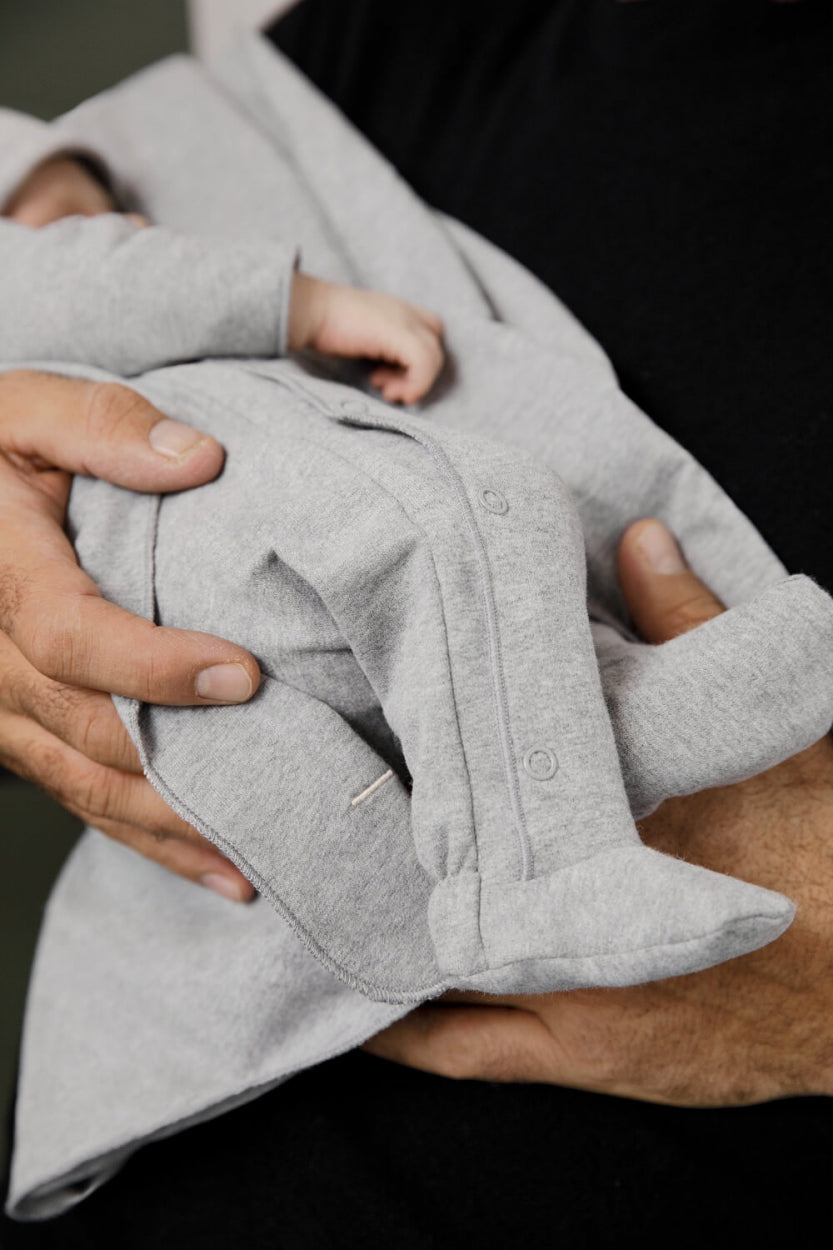 Baby Blanket GOTS | Gray Melange