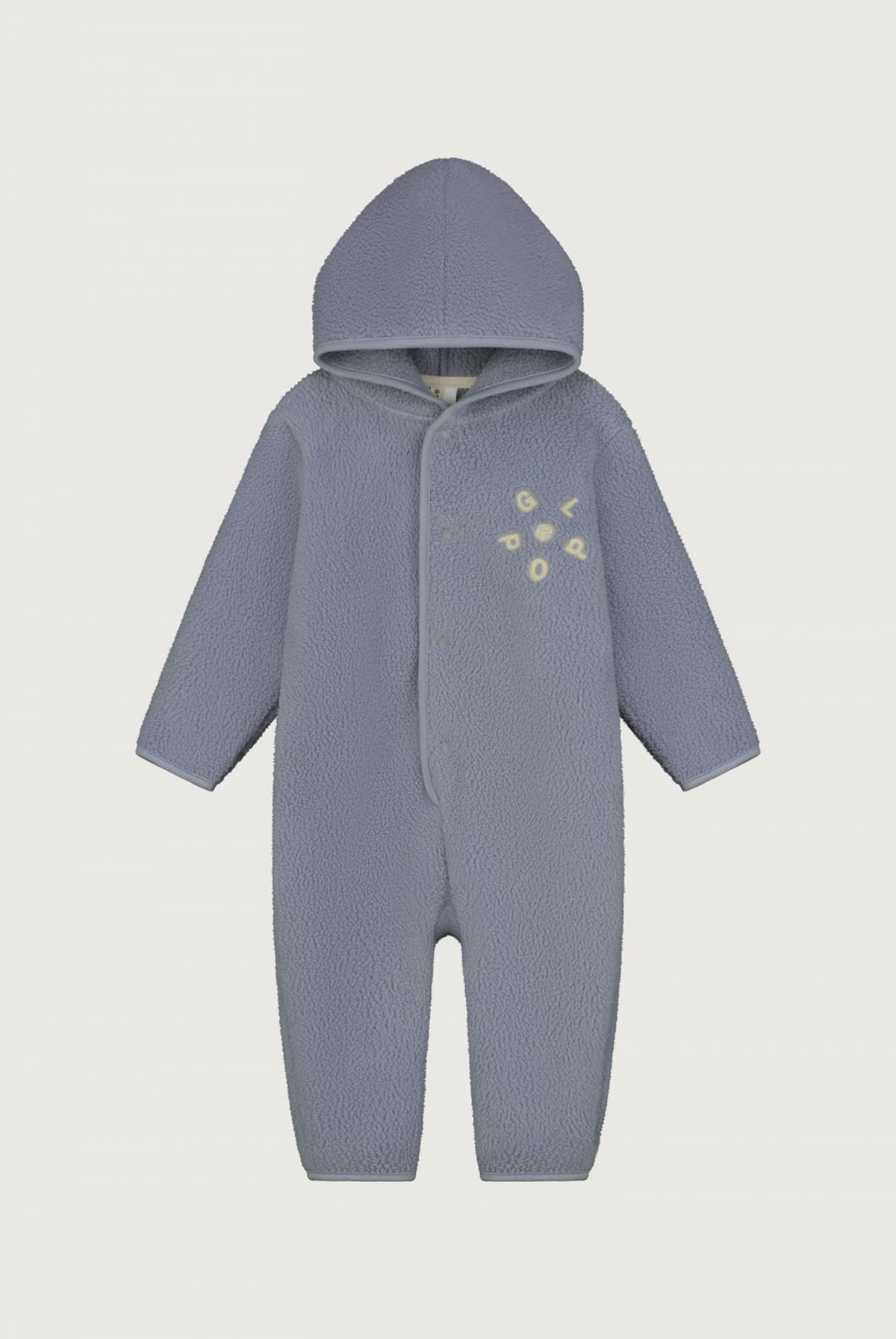 POP Baby Teddy Hooded Suit | Stone Grey