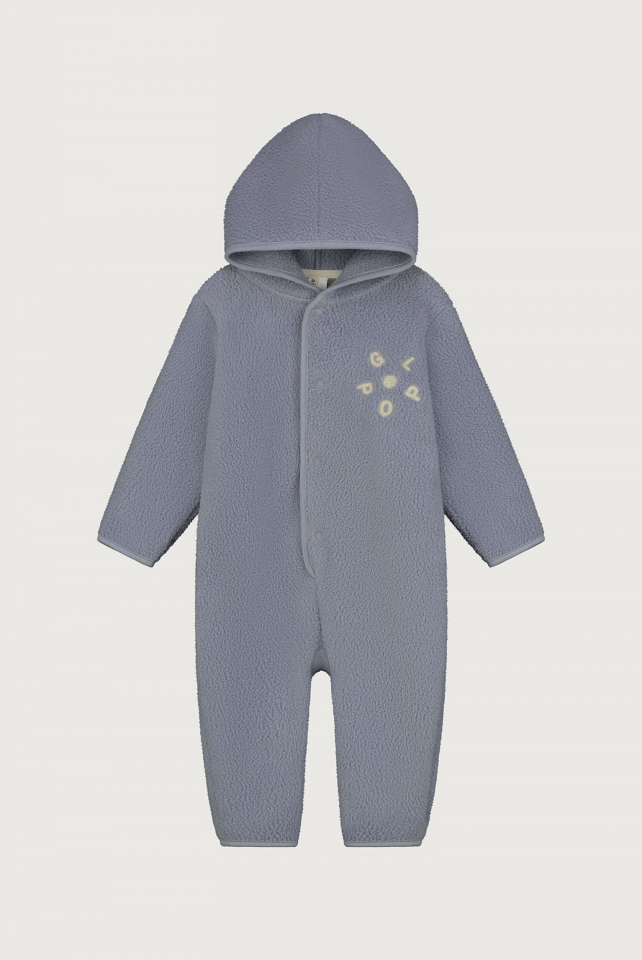 POP Baby Teddy Hooded Suit | Stone Grey