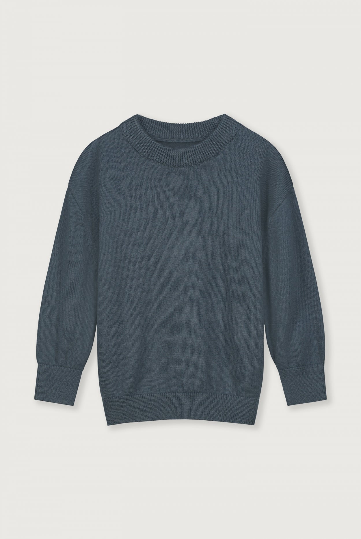 Knitted Jumper Blue Grey