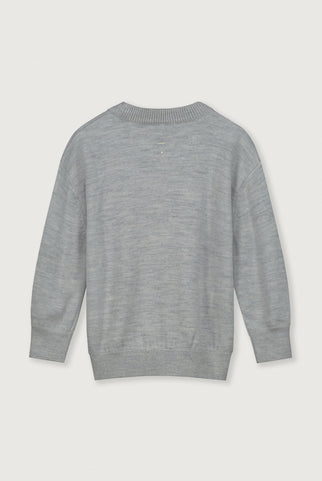 Knitted Jumper | Grey Melange