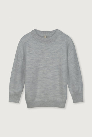 Knitted Jumper | Grey Melange