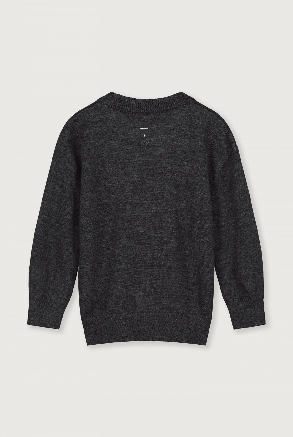 Knitted Jumper | Nearly Black Melange