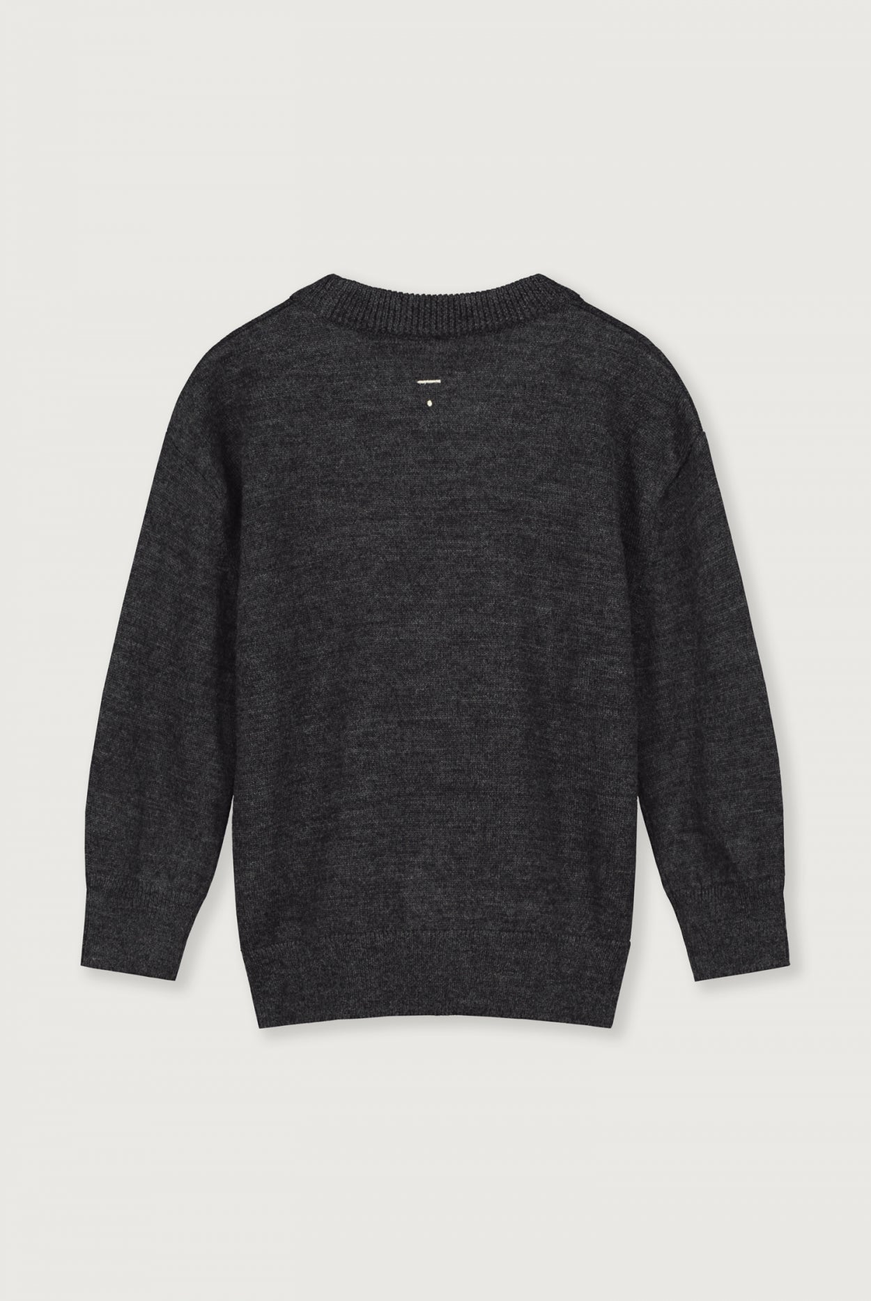 Knitted Jumper | Nearly Black Melange