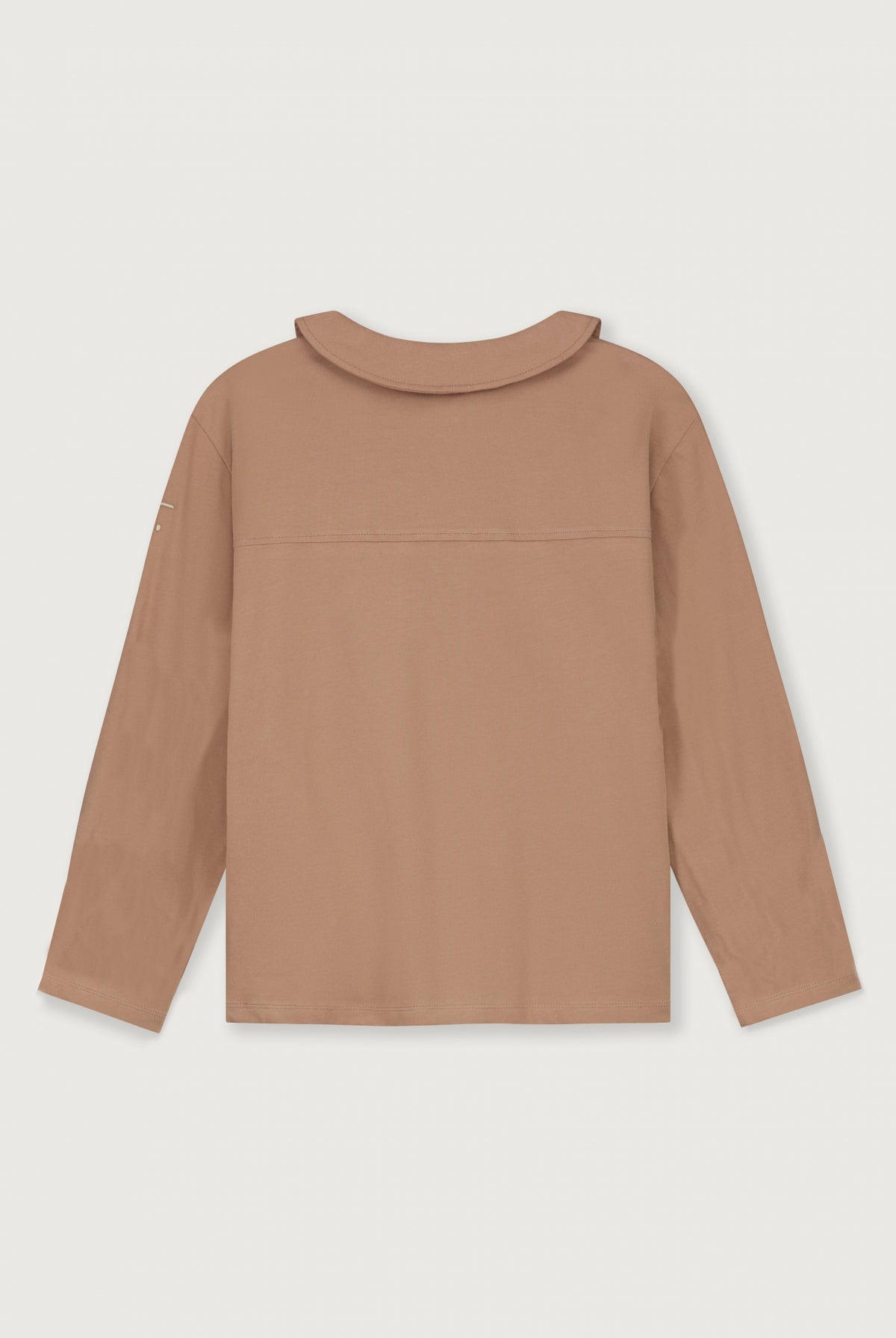 Boxy Blouse met kraag | Biscuit