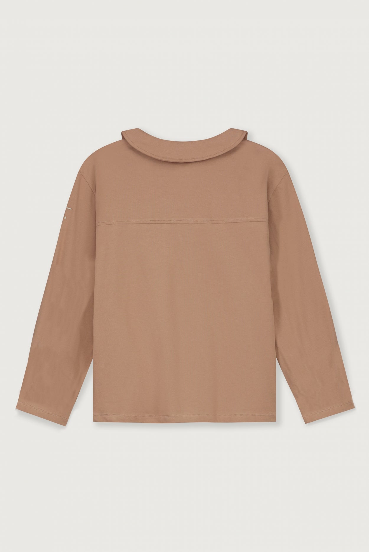 Boxy Blouse met kraag | Biscuit