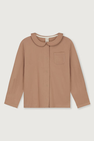 Boxy Collar Blouse | Biscuit