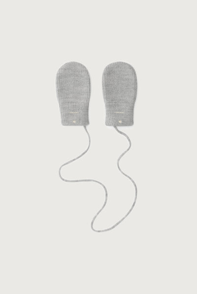 Baby knitted Mittens | Gray Melange