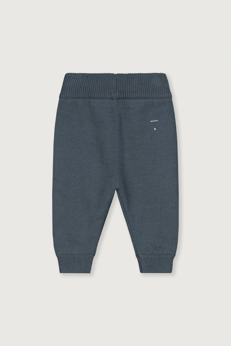 Baby Knitted Legs | Blue Grey