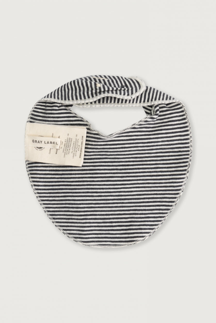 Baby Bib | Nearly Black - Cream