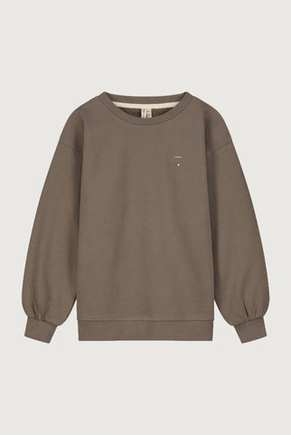 Dropped Shoulder Sweater | Brownie