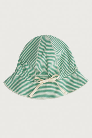 Baby Sun Hat | Bright Green - Cream