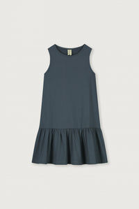 Frill Dress | Blue Grey