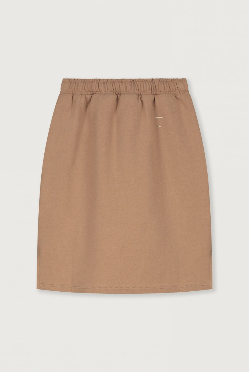 Gray top label skirt