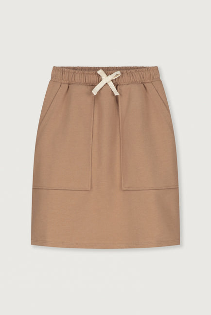 Midi Pocket Skirt | Biscuit