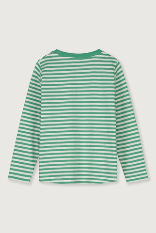 L/S T-Shirt | Bright Green - Off White