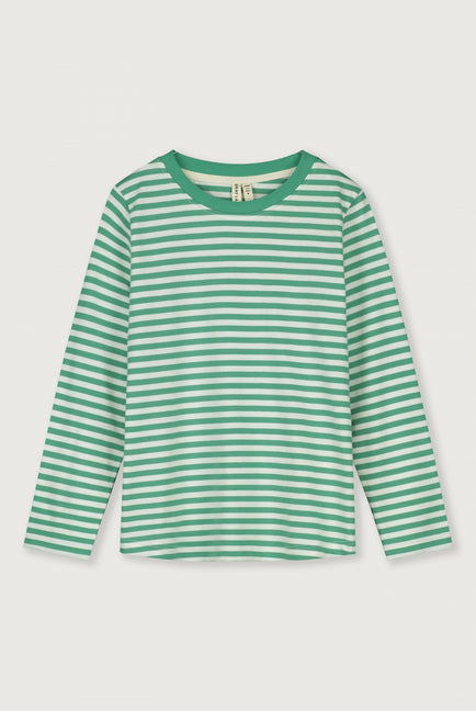 T-shirt met lange mouwen | Bright Green - Off White