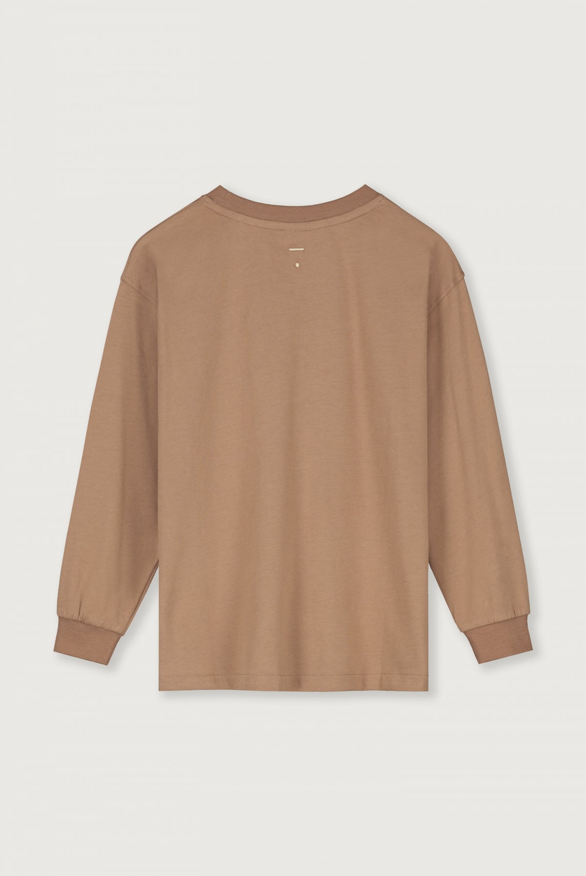 Oversized L/S Tee GOTS | Biscuit