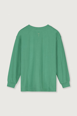 Oversized T-shirt met lange mouwen | Bright Green