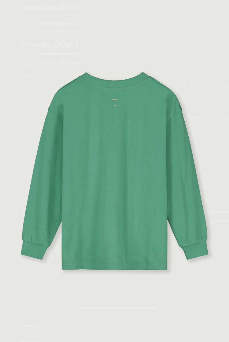 Oversized L/S Tee | Bright Green