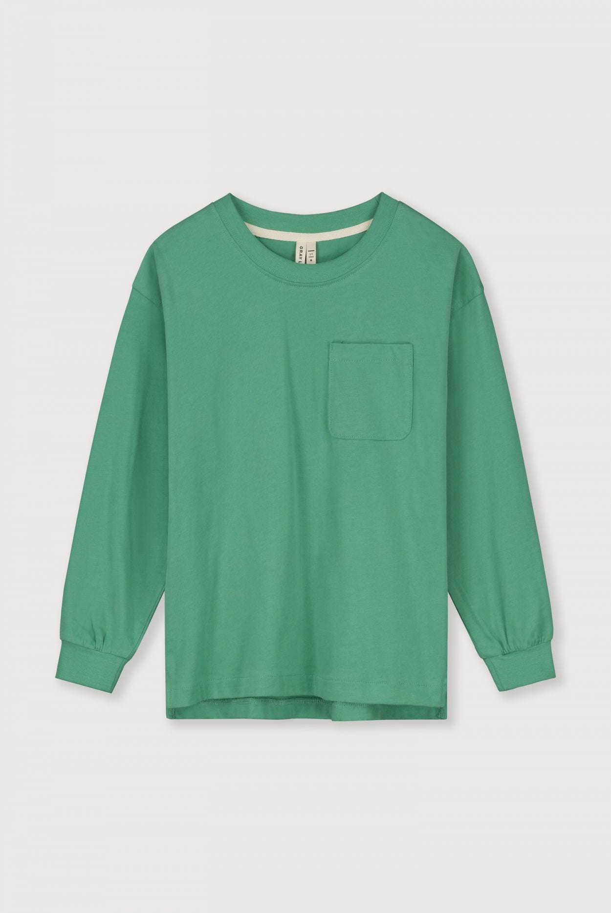 Oversized L/S Tee GOTS | Bright Green