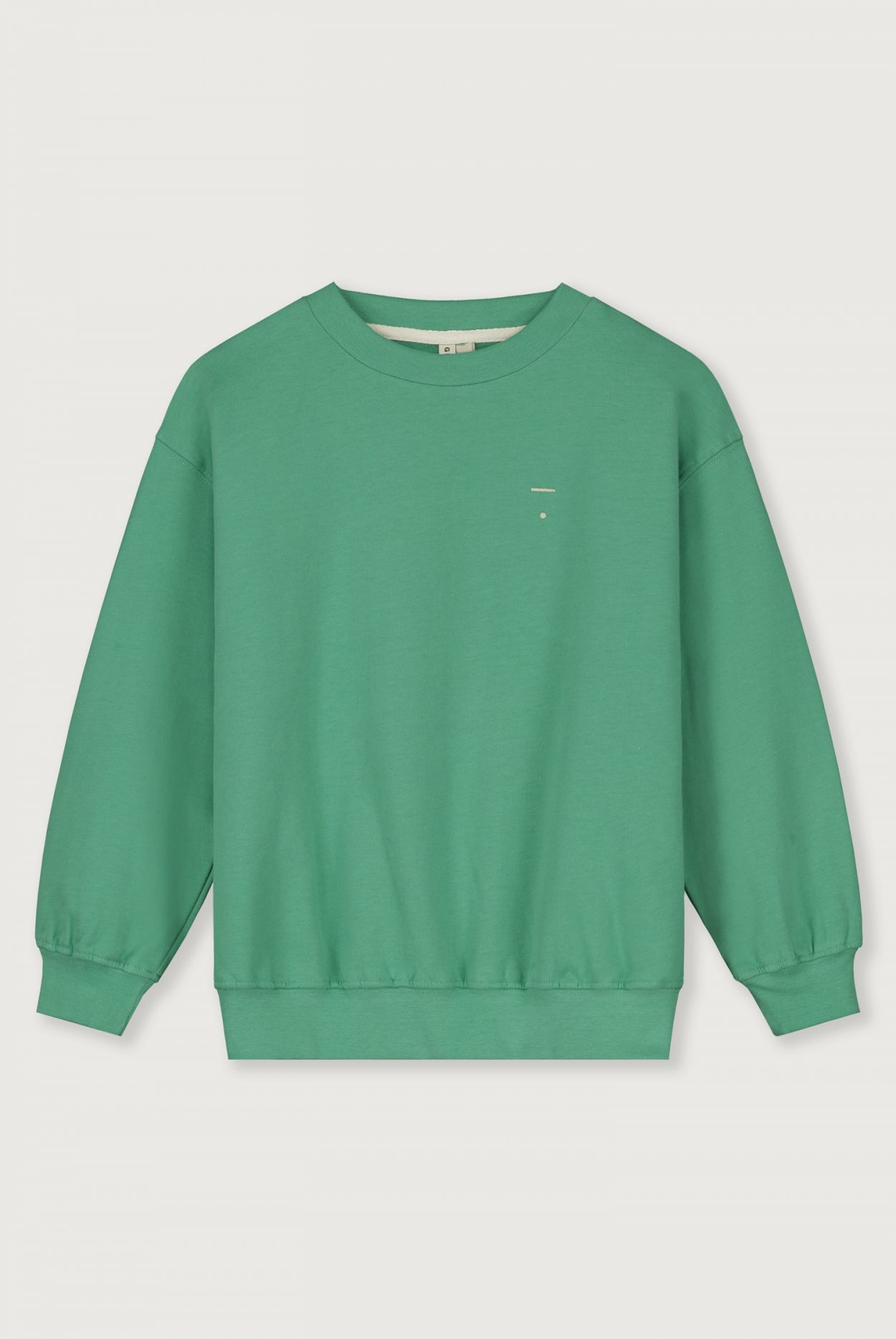 Dropped Shoulder Sweater Bright Green
