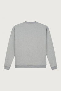Adult Dropped Shoulder Sweater | Grey Melange