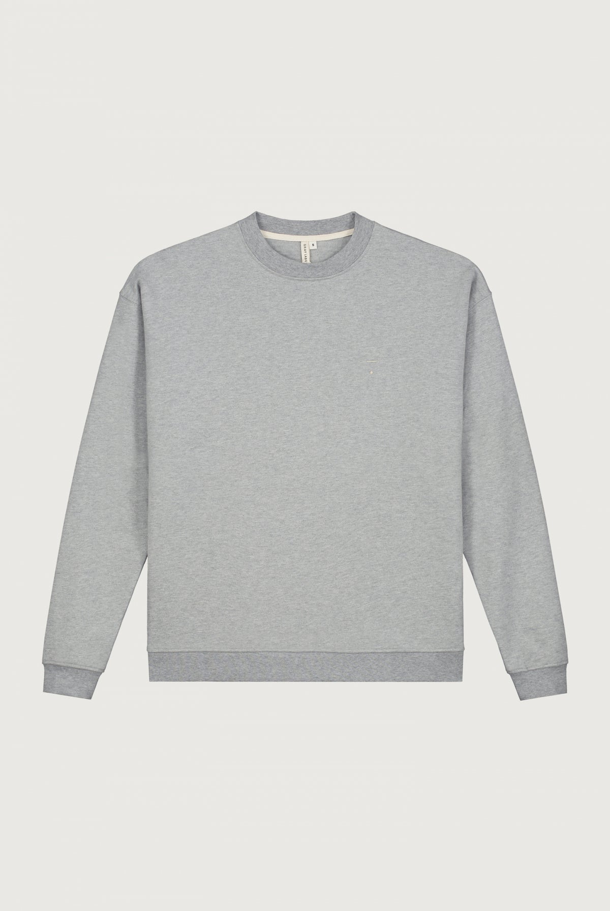 Adult Dropped Shoulder Sweater | Grey Melange