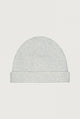 Baby Beanie | Grey Melange - Cream