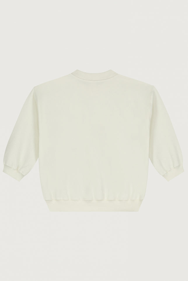 Baby Dropped Shoulder Sweater | Cream