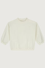 Baby Dropped Shoulder Sweater | Cream