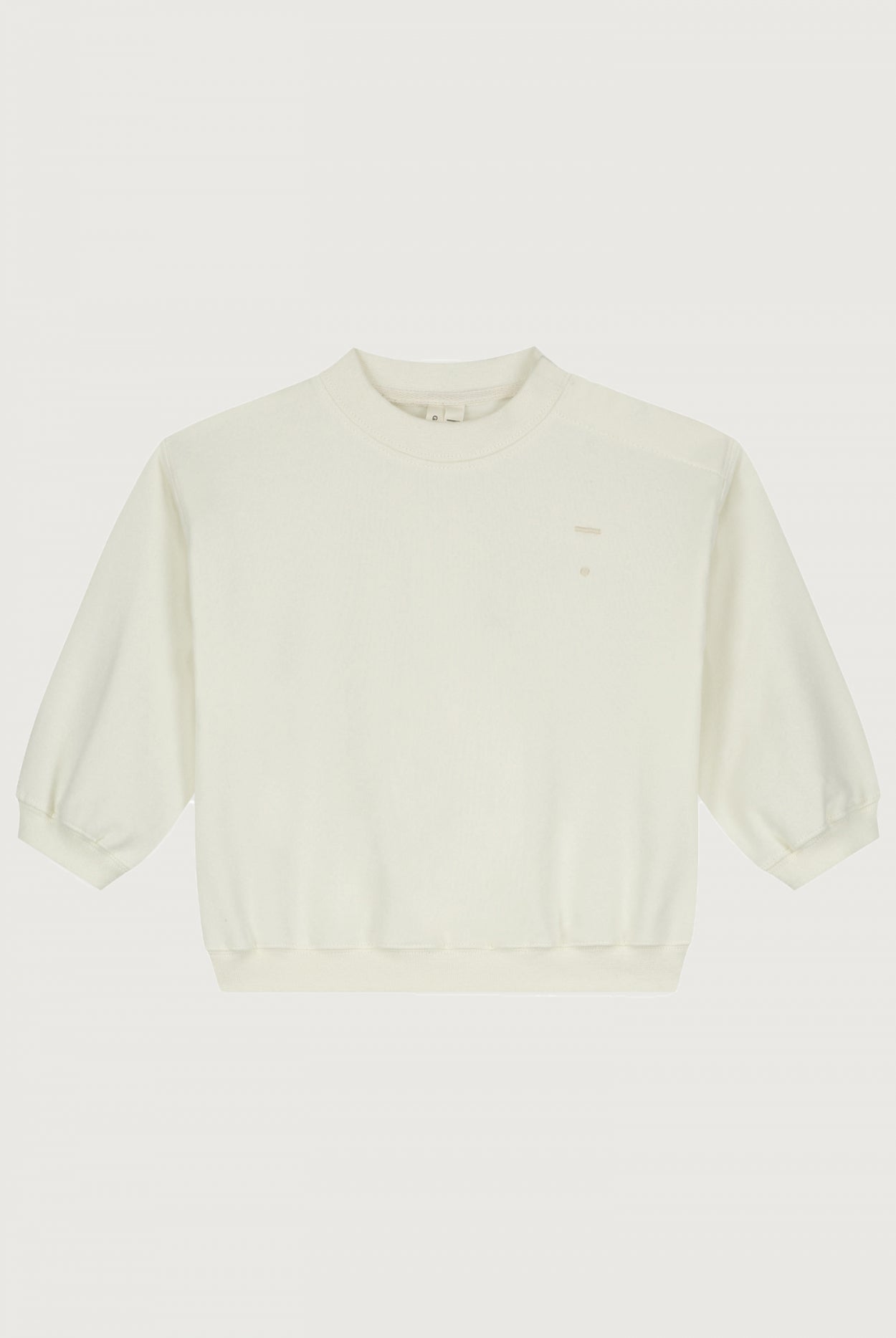Baby Dropped Shoulder Sweater | Cream