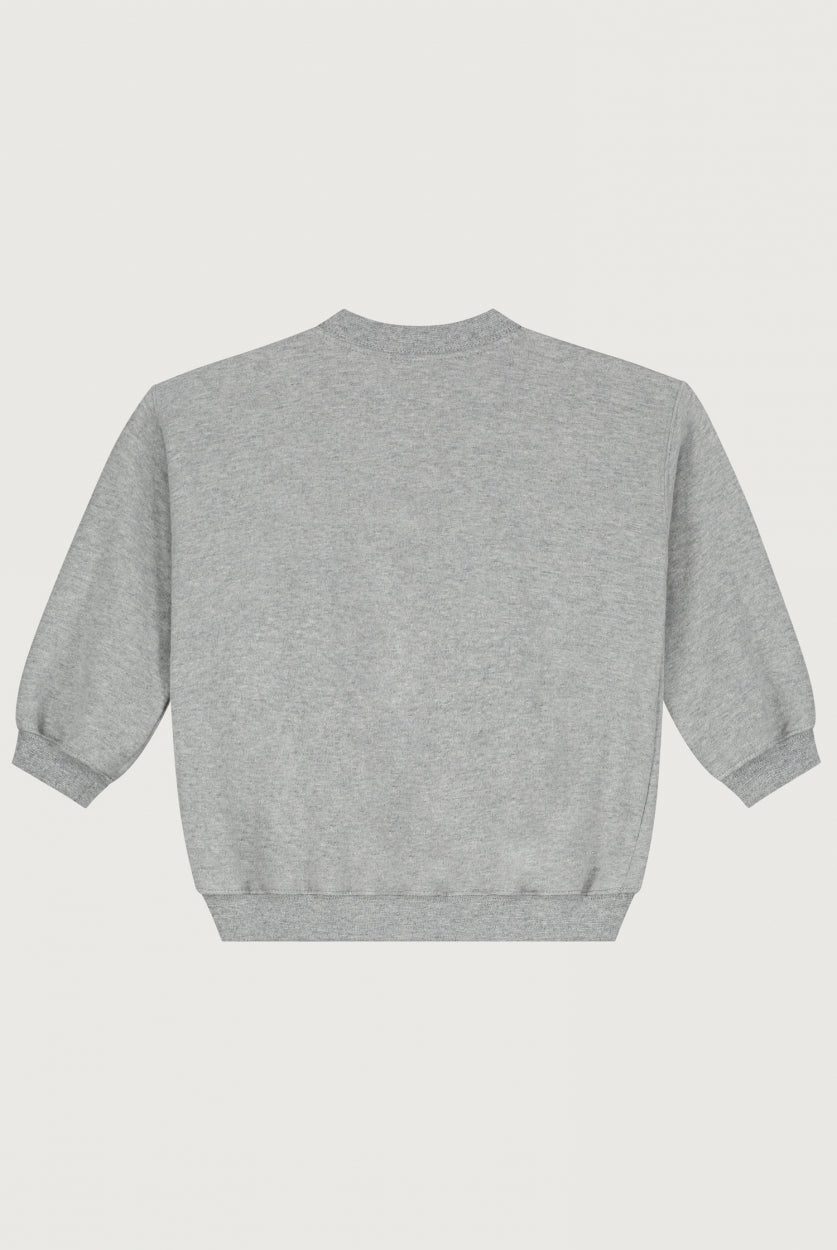 Baby Dropped Shoulder Sweater | Gray Melange
