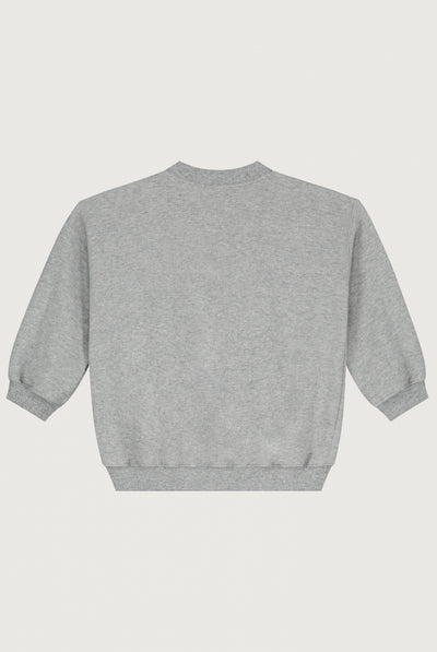 Baby Dropped Shoulder Sweater | Gray Melange