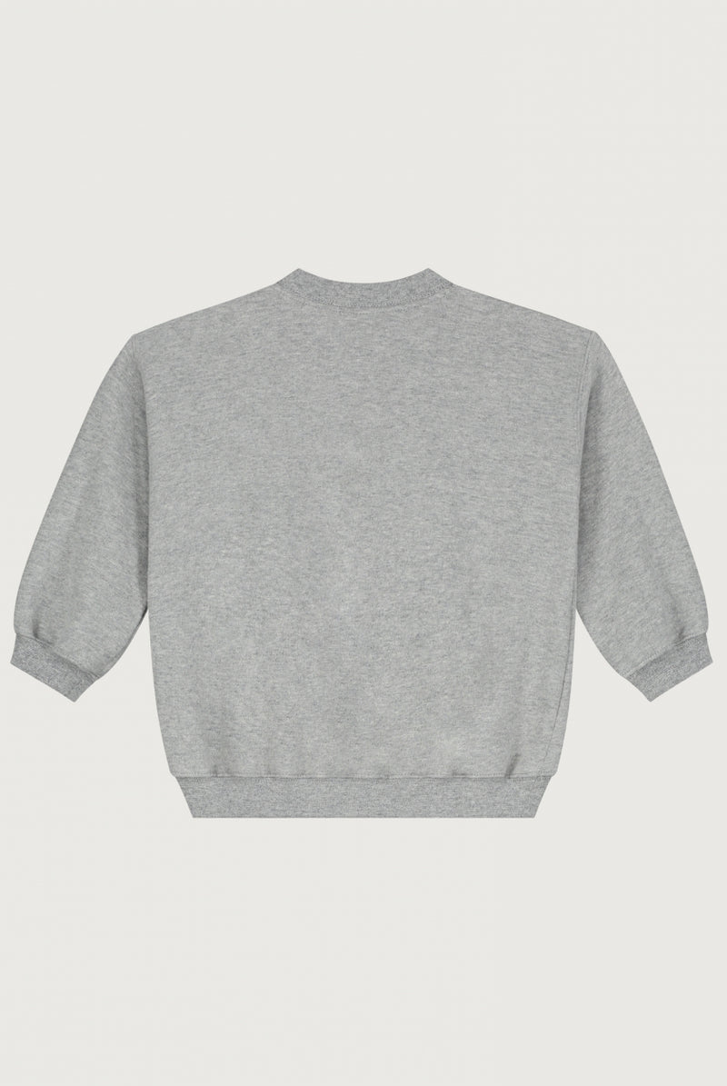 Baby Dropped Shoulder Sweater | Gray Melange