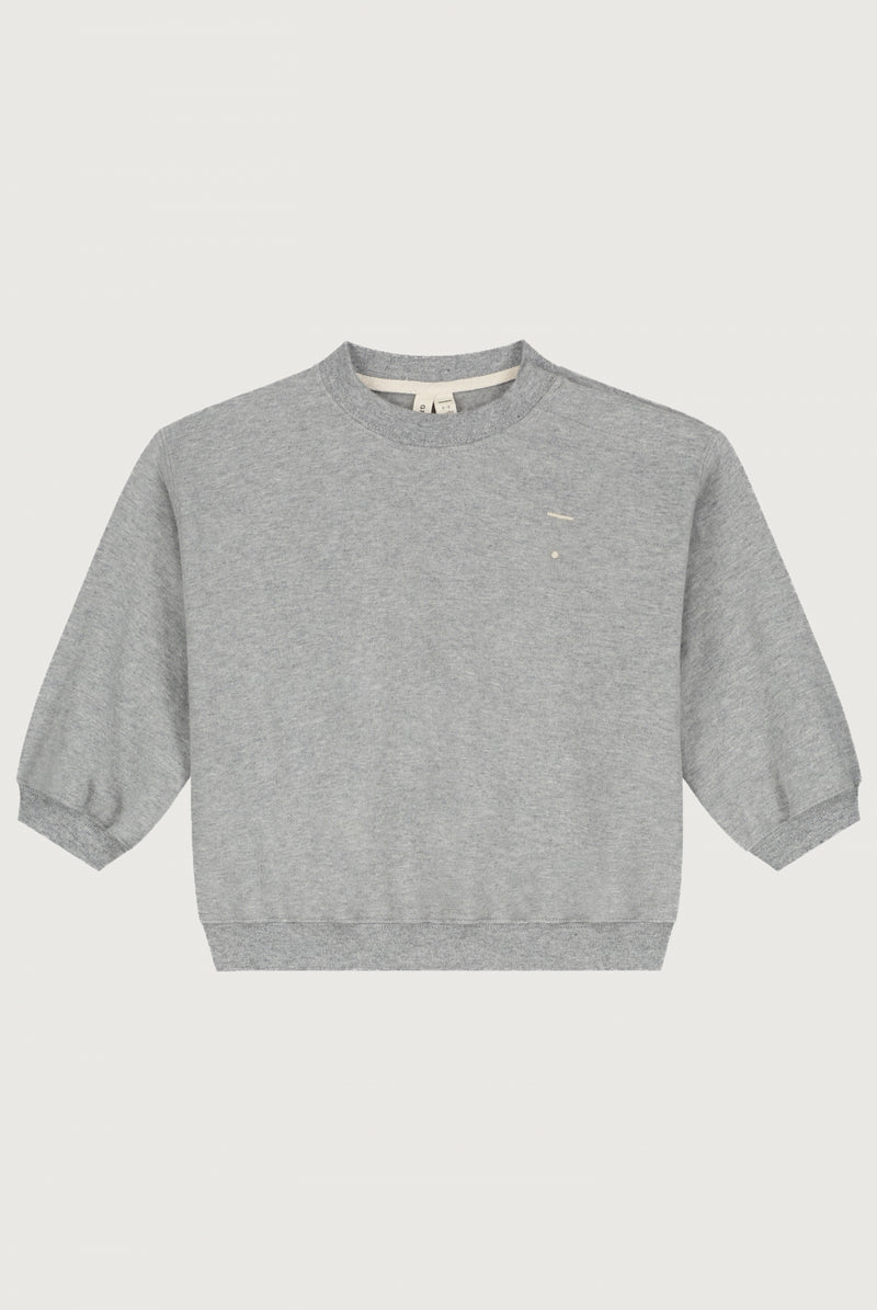 Baby Dropped Shoulder Sweater | Gray Melange