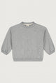 Baby Dropped-Shoulder-Pulli | Grey Melange