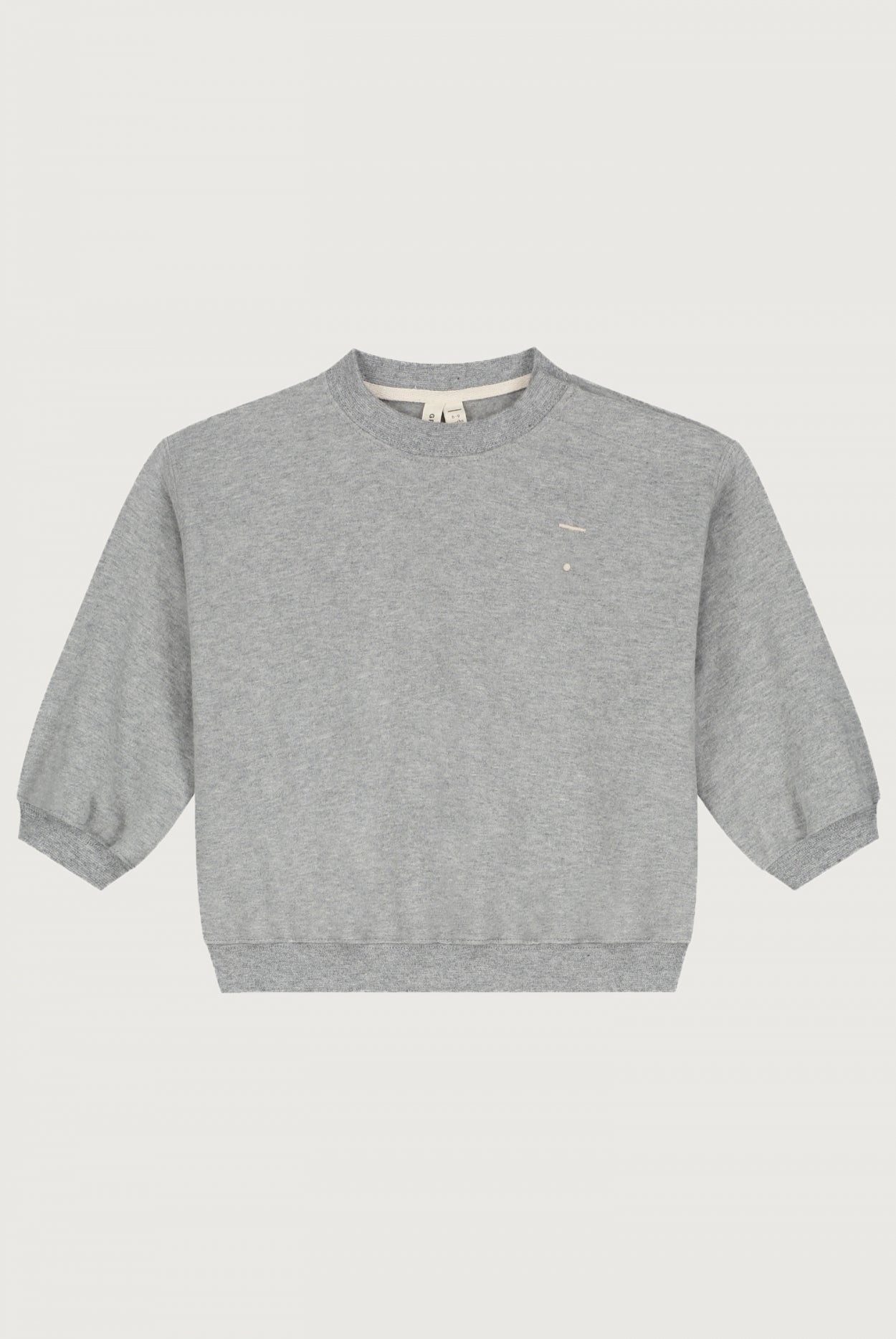 Baby Dropped Shoulder Sweater | Gray Melange