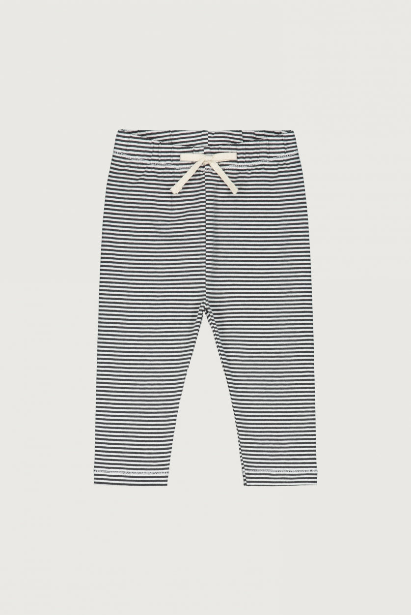 Baby Leggings | Nearly Black - Cream