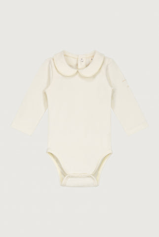 Baby Collar Onesie | Cream