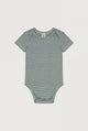 Baby Onesie | Blue Grey - Cream