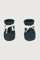 Baby Ribbed Booties | Blue Gray
