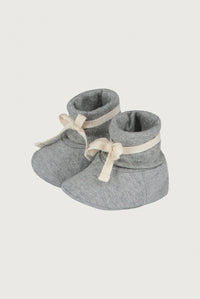 Newborn Booties | Grey Melange