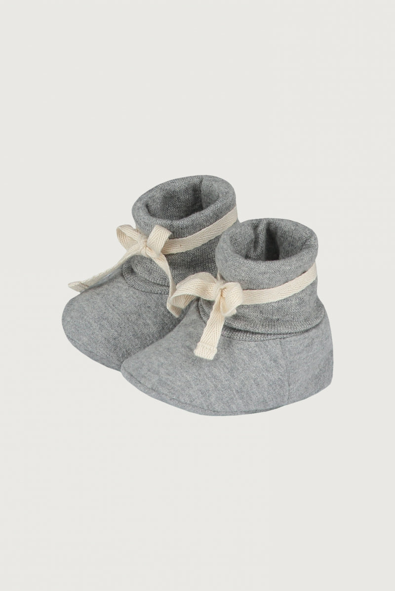 Newborn Booties | Grey Melange