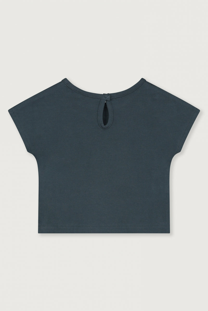 Baby Top GOTS | Blue Grey